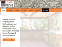 Tablet Screenshot of lanaikitchens.com